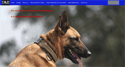 Desktop Screenshot of dogsforlawenforcement.org